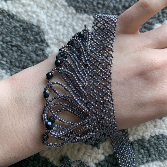 Handmade 20s Style Beaded Choker - Picture 3 of 4